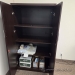 Espresso 2 Door Storage Cabinet 36 x 22 x 66 in.
